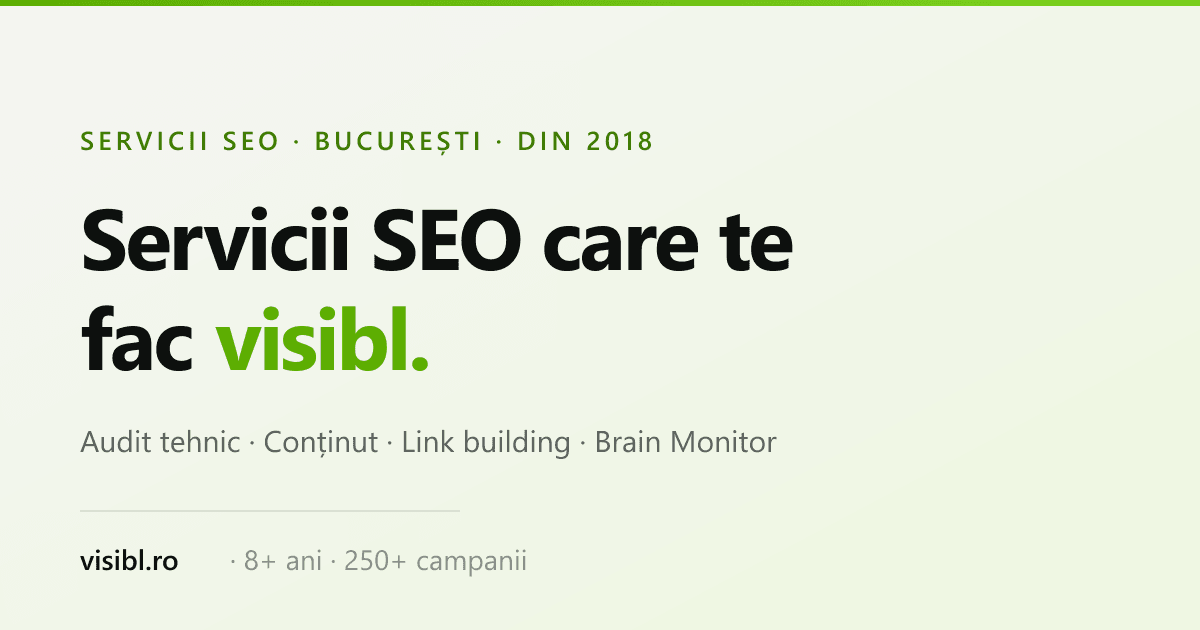 Link building de calitate - ghid, Visibl